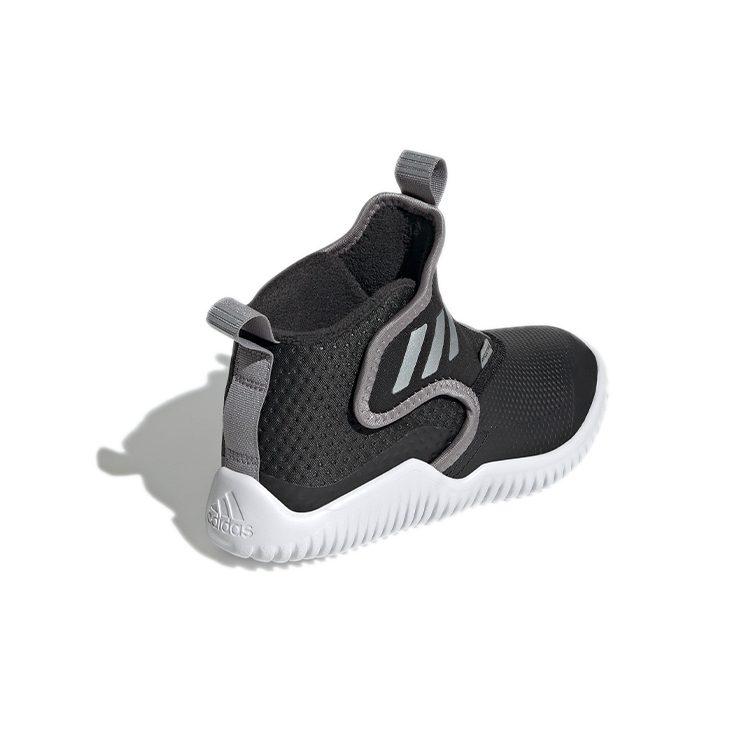 Adidas Rapidazen C Rapidazen Mid C Fabric Comfortable Abrasion Resistant Mid top Kids' Running Shoes Black FZ5043