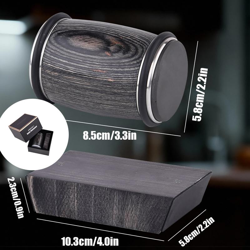 Rolling Knife Sharpener Fast Diamond Ceramic Discs 15° /20° Magnetic Angles for Any Blade Hardness Sharpening Kit with Gift Box