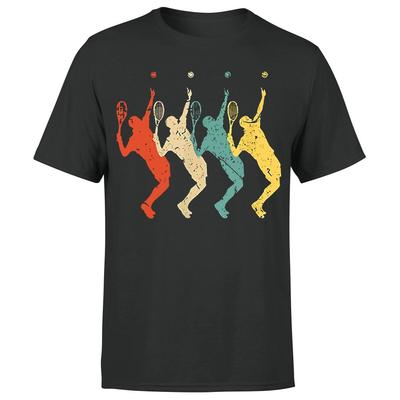 Lustiges Tennis Herren T-Shirt Tennis Gaming-Liebhaber Neuheit P1 ODER A