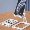 Phone Holder Built in Wireless Charging Slot Height Adjustable Stand for Phone 16 15 14 Tabletop Support Cradle