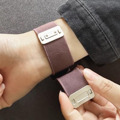 For Samsung Galaxy Watch 8 Strap 40mm 44mm Stretch Nylon Correa Pulseira Magnetic Bracelet for Galaxy Watch 8 Classic 46mm Band