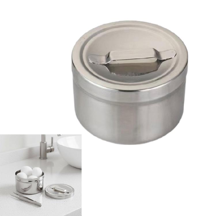 Stainless Steel Container Medicals Cotton Ball Ointment Storage Bathroom Multipurpose Organizer for Medicals Ointments