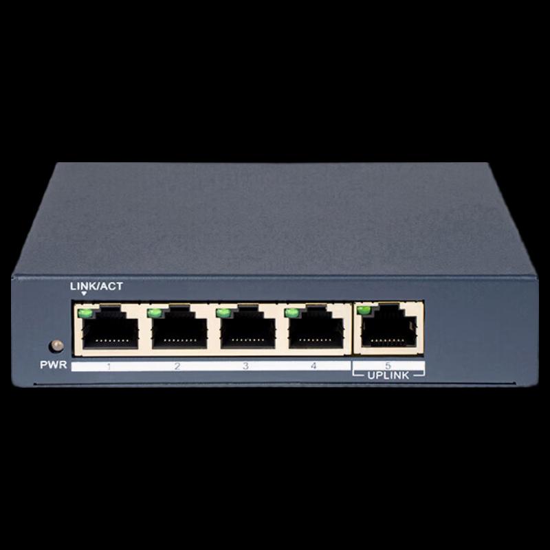 HIKVISION DS-3E1505-E 5-Port Gigabit Managed Switch CN Plug (adapter Included)