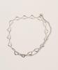 WEGO Large Heart Chain Silver Women's Belt,