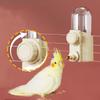 Silent Birds Water Feeder Hangable Bird Drinkers Automatic Parrot Feeding Hydration  for Parrots