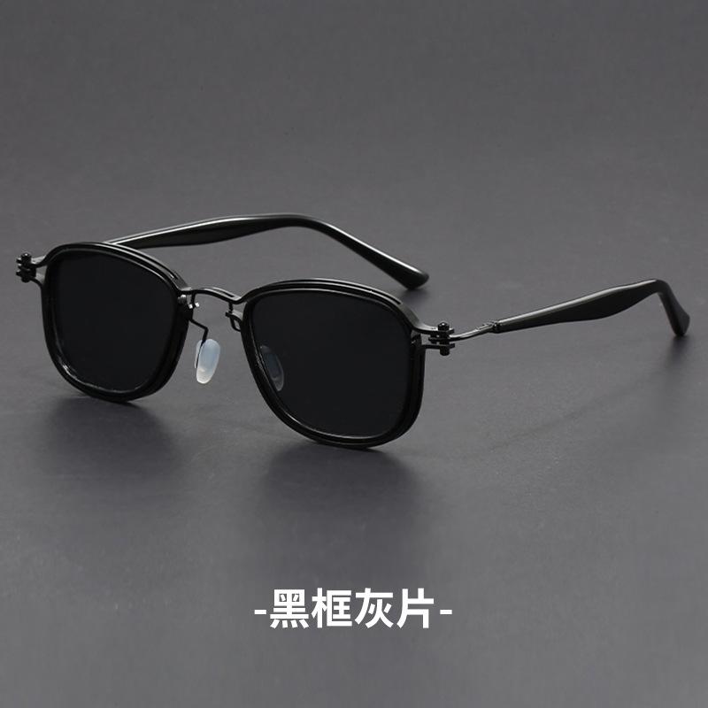 

Премиальные солнцезащитные очки для мужчин Классические солнцезащитные очки с квадратной оправой Хип-хоп панк стиль Женские модные солнцезащитные очки Защита от солнца UV400