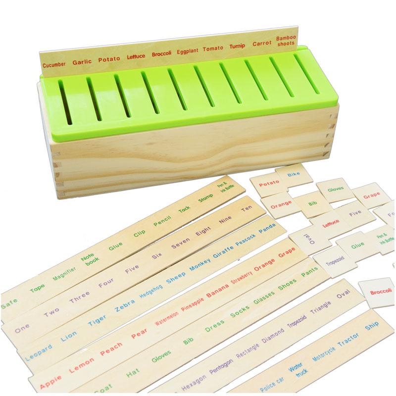 Bilingual Wooden Knowledge Box for Ages 0.6-7: Early Education, Cognitive Matching, and Intelligence Development