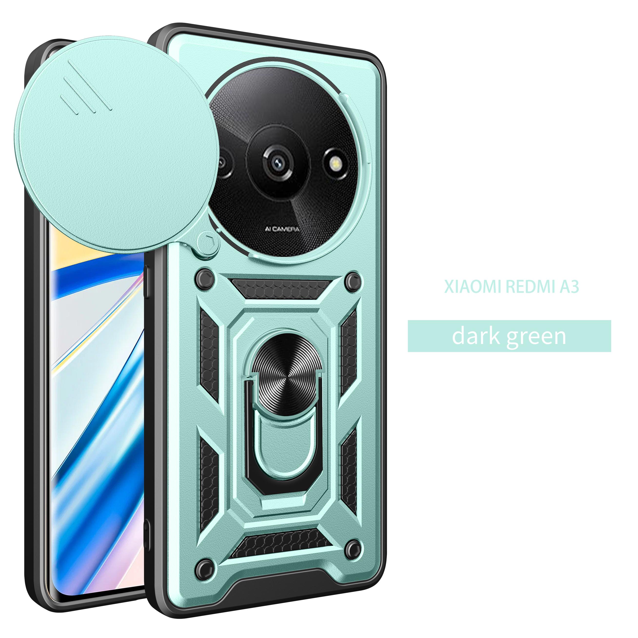 

Для Xiaomi Poco C61 Чехол Poco C61 Обложка Poco C61 Магнитное Кольцо Держатель Бронированный Чехол для Телефона Защитная Задняя Крышка со Сдвижной Защитой Камеры Poco C61