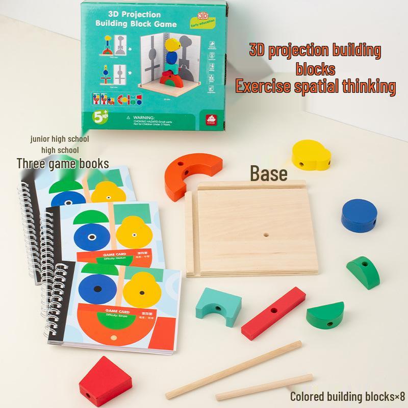 

3D Space Construction & Projection Toy for Kids: Logical Thinking & Math Skills