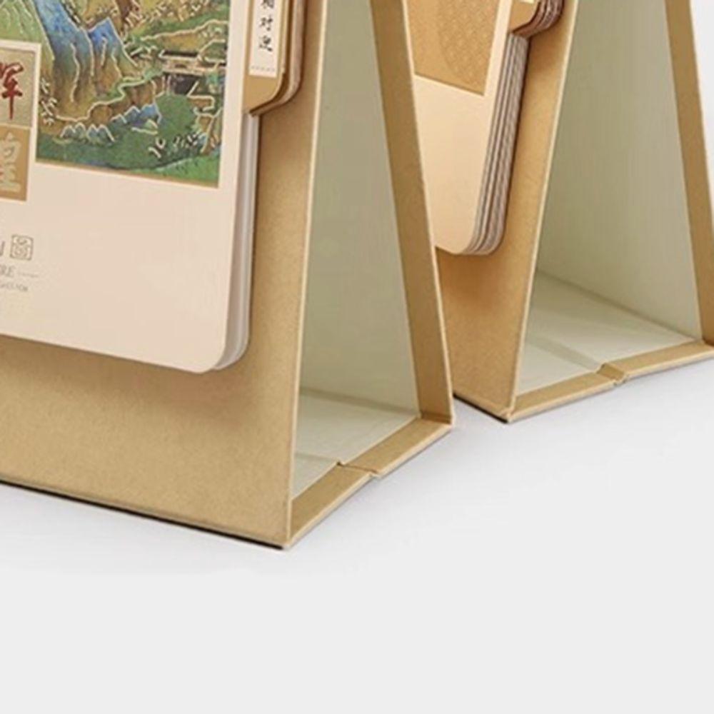 With Bookmark Schedule Memo Hot Stamping Desktop Decoration 2025 Desk Calendar  Year of The Snake