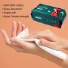 60pcs Disposable Face Towels Soft Cotton Facial Tissue Multi-Purpose Drying Wipes Makeup Remover Ultra Soft Cleaning Tissue
