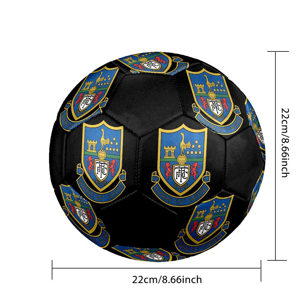 Pallone da Calcio logo FC Tottenham Hotspur, colorato, adatto a tutte le età, cucito a macchina, materiale PVC, qualità da competizione, durevole e ad alto rimbalzo