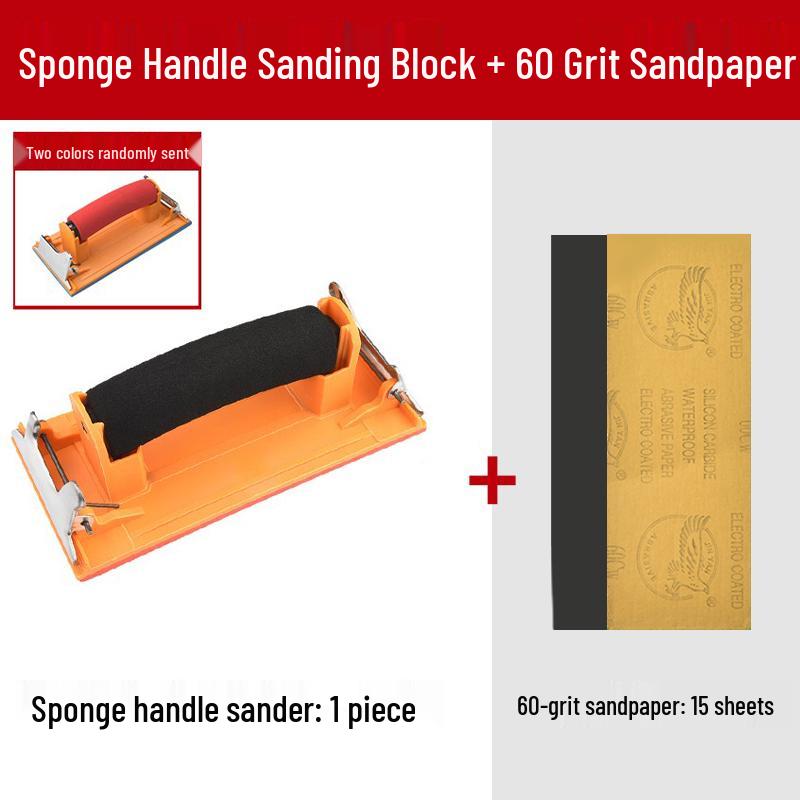 Handmade Sandpaper Holder Wall Sanding Block Clip Tool