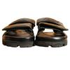 Used PRADA Padded Nappa Leather Sandals Black 36.5