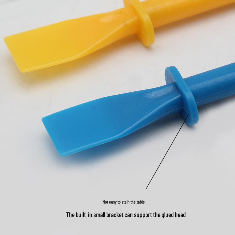 Handmade DIY Leathercraft Elastic Glue Film Scraper for Leather Goods