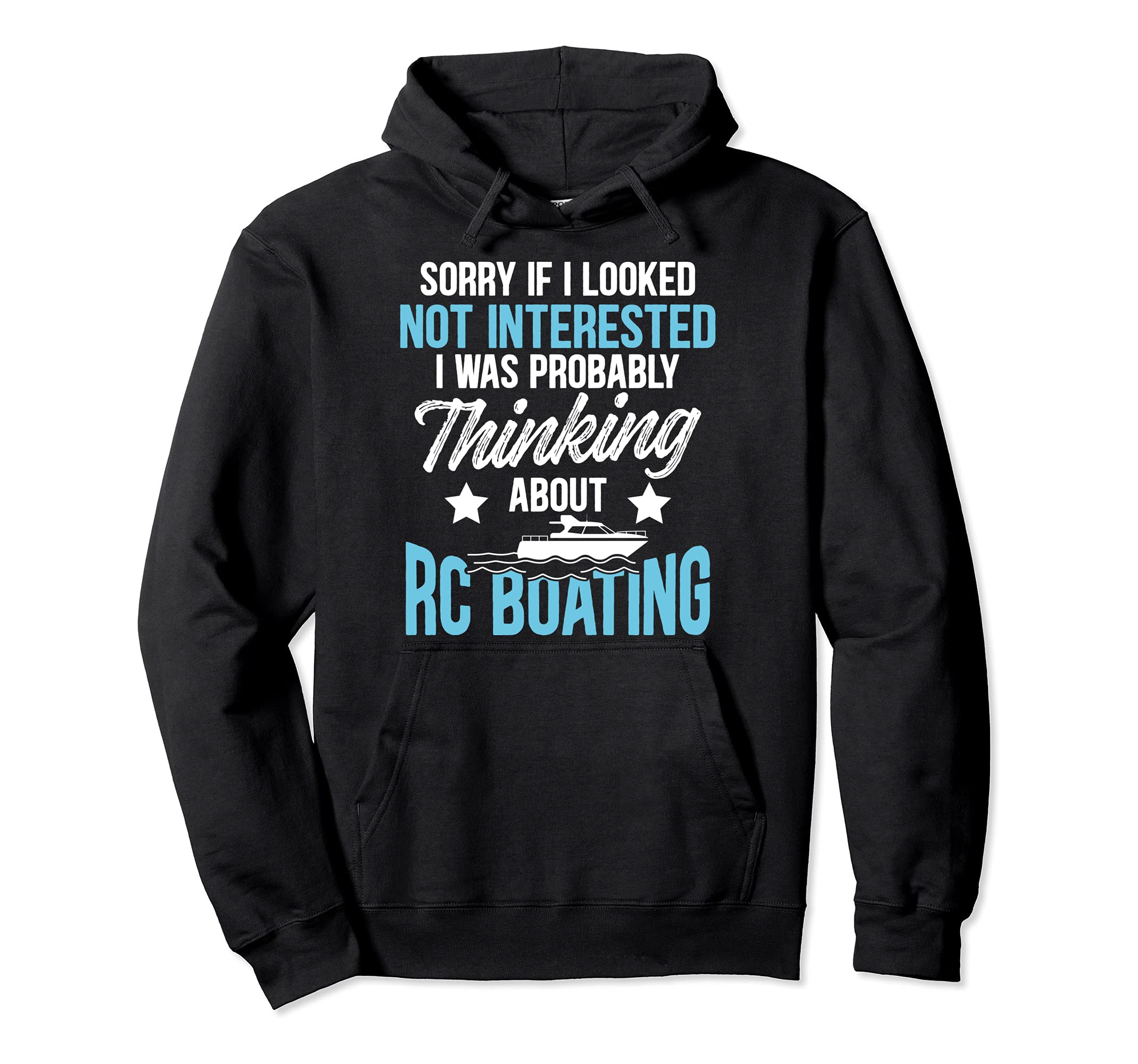 

RC Boats Remote Control Boating Racing Collector Hobby Funny Hoodie