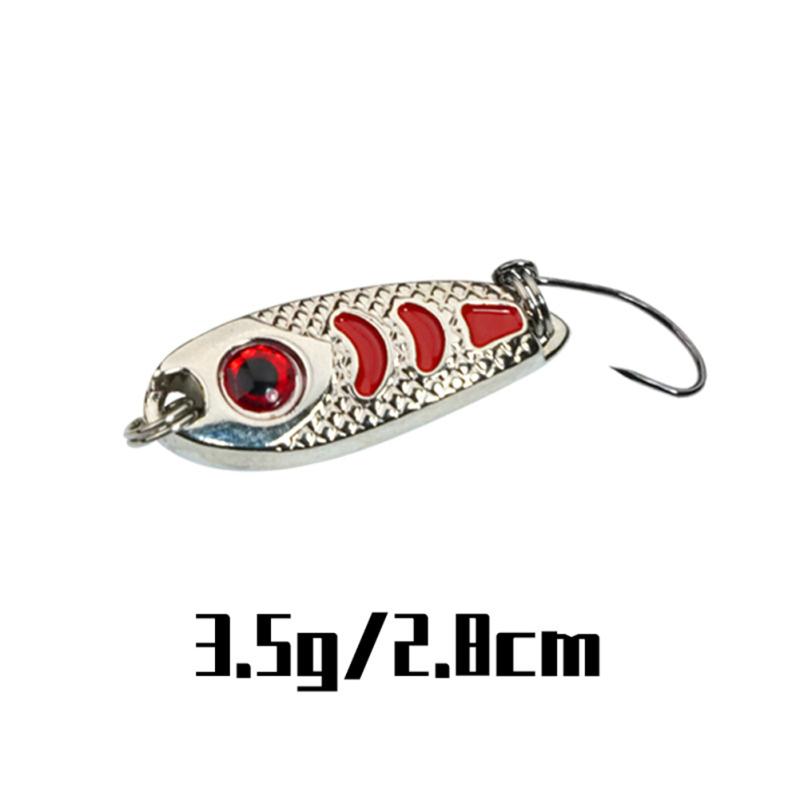 1,5g/2,5g/3,5g/5g Spinnköder Löffel Pailletten Angeln Köder für Weißstreifen-Horsemouth-Barsch Lure
