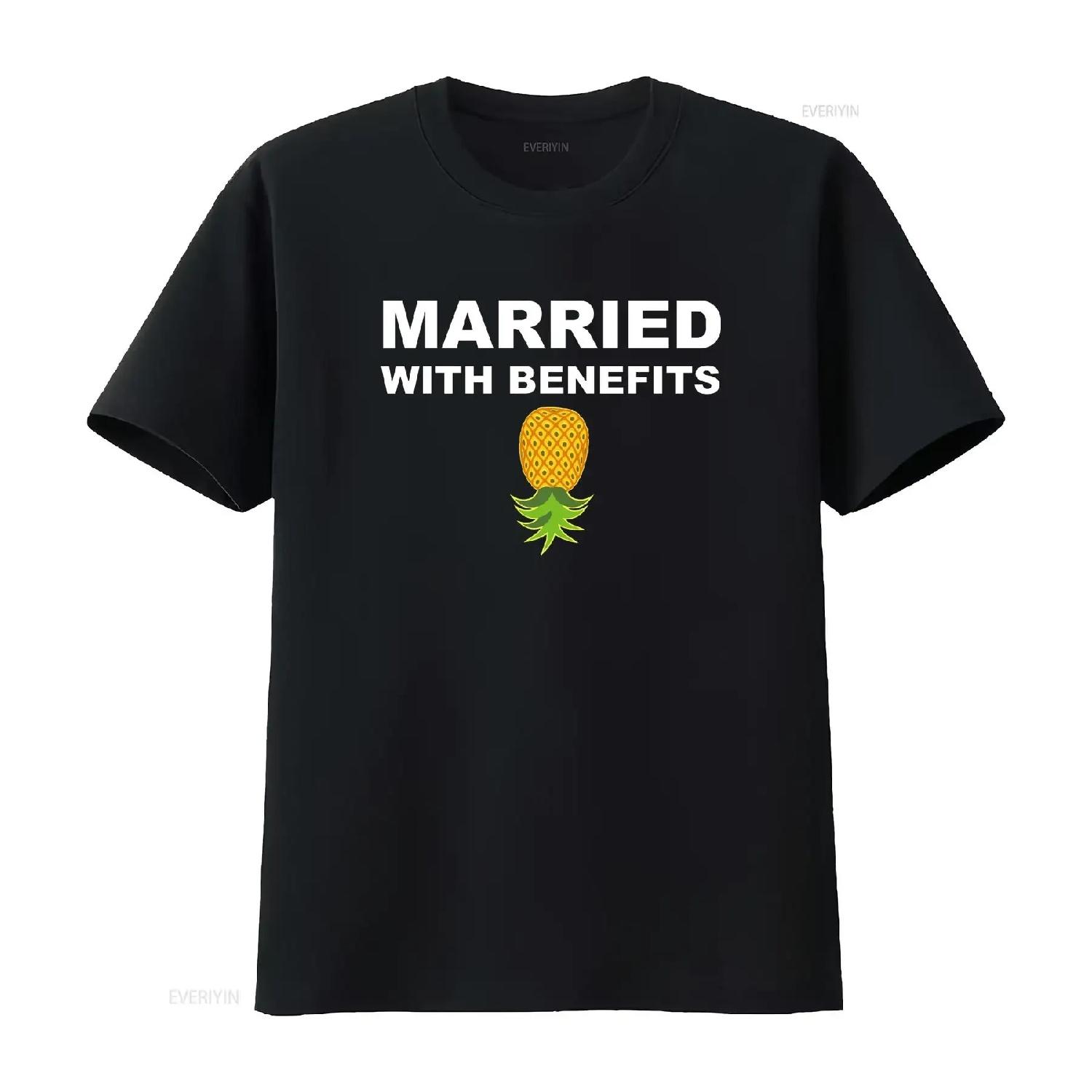

Married With Benefits Swinger T Shirt Lifestyle Clothing vintage Washed Unisex Versatile designer clothes Comfortable XXXXXL різнокольоровий