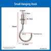 Steel Wire Rope Safety Lock Hook - Secure Picture Hanging & Marine Accessories