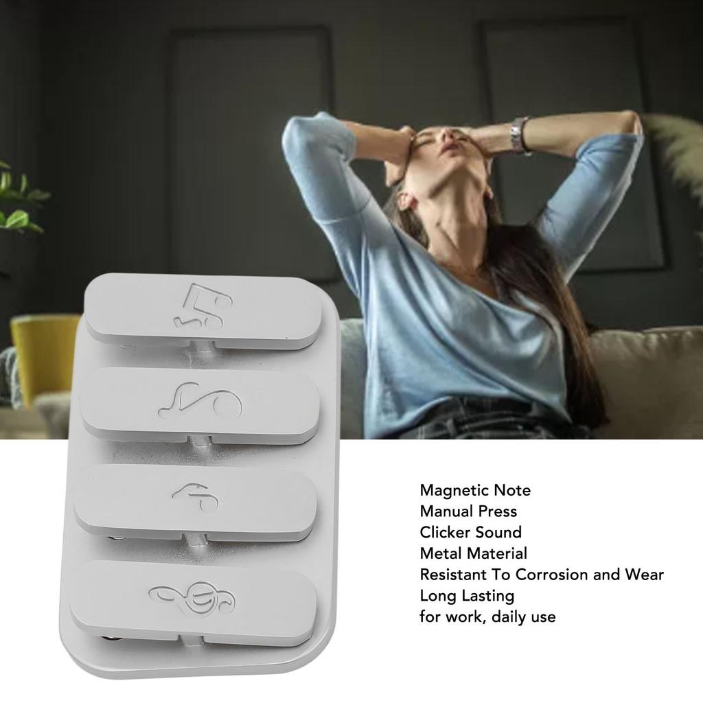Haptic Slider Toys Magnetic Stress Relief Lightweight Detachable Metal Slider Haptic Clicker