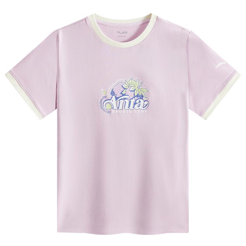 Anta Kids' Fruit Graphic Girls' Short Sleeve T-Shirt