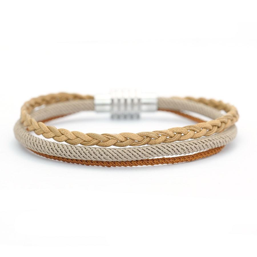 

Noter New Couple Bracelet Handmade Braided String Chain Braslet Bangle Magnet Buckle Pink Leather Braclet Valentine Day Gift хакі