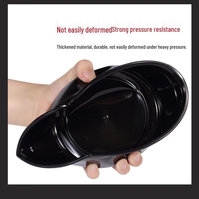 Disposable Round Black Takeout Containers