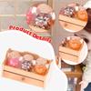 1/12 Candy Jars Dollhouse Food with Slices Pretend Play Display Holder Mini Storage Shelf
