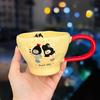 Cute Cartoon Puppy Bunny Ceramic Mug Big Ear Handle Water Cup Children's Day Gift Home Breakfast Mug