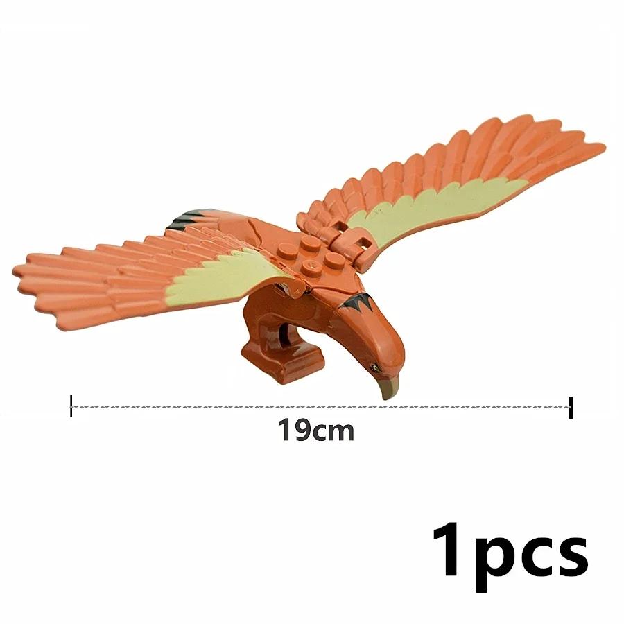 MOC Blocuri de Construcție Animale Particule Mici Scenă Tigru Oaie Rață Cal Balene Model Educațional Zoo Asamblat Cadou DIY Cărămizi Jucărie
