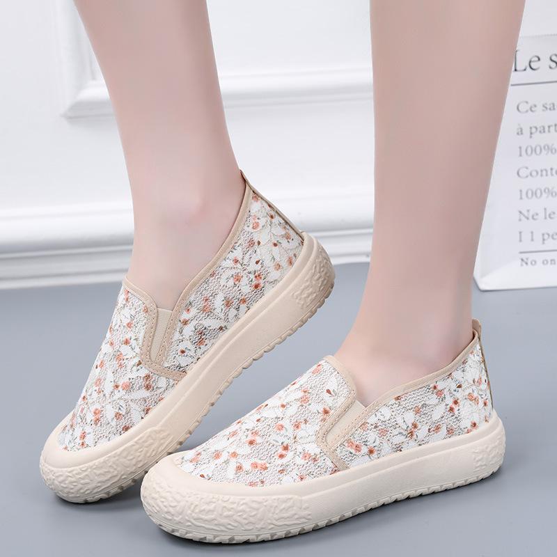 

Xiaoxiangfeng fisherman shoes women s summer new cloth shoes women s mesh shoes hollow breathable casual shoes 35