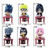 Naruto Anime Sasuke Uchiha Naruto Kakashi Anime Figures Mini PVC model Naruto Shippuden Ramen Theme Series  Toy Gift