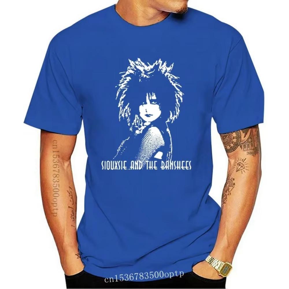 New Siouxsie And The Banshees Retro Music Punk 80s T Shirt