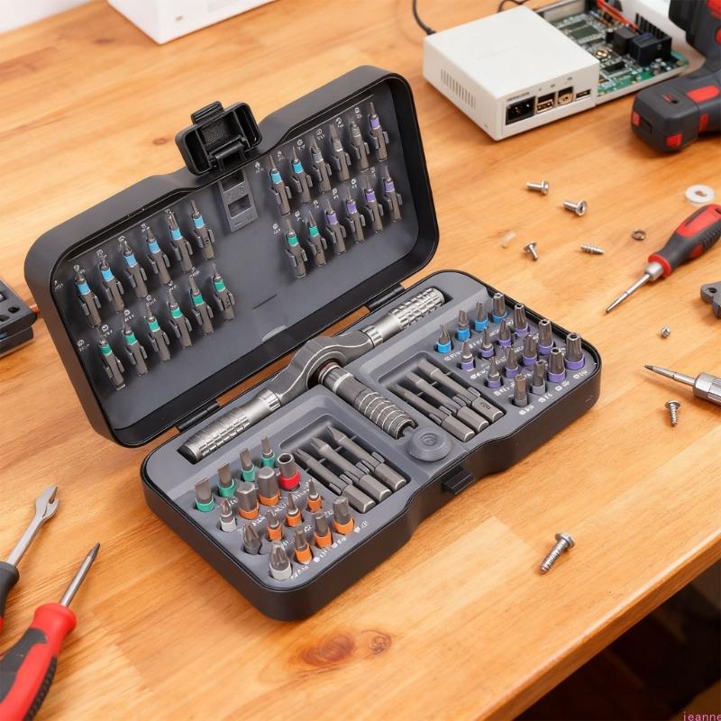 Advanced 66 Pieces Magnetic Screwdriver Group with Strong Mixture Steel Divisions for Home Repair Maintenance Projects