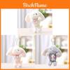 Plush Bunny Toy With Keychain For Gift And Decoration