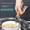 1pc Stainless Steel High-Heat Kitchen Grippers,Anti-Slip Silicone Cooking Claws for Hot Dishes&Bowls,Commercial Kitchen Utensil