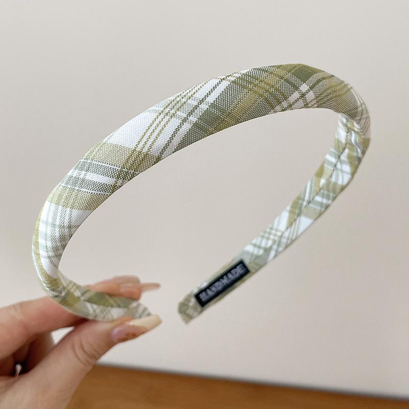 

Хаки Овальная Женская Повязка на Голову с Высокой Тульей - Широкая, Элегантная, Аксессуар для Волос Net Red Осень/Зима