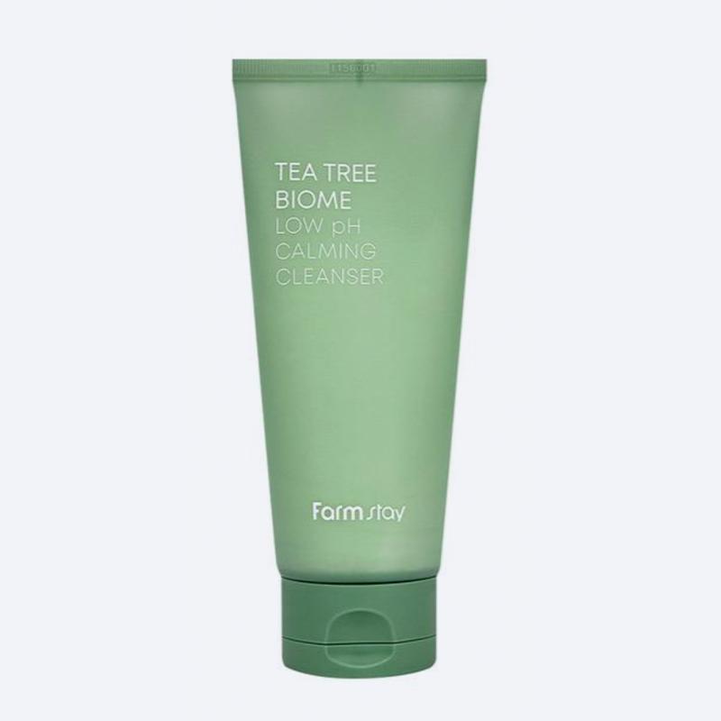 

Farm Stay Tea Tree Biome Low pH Calming Cleanser 180ml – Gentle Soothing Foam