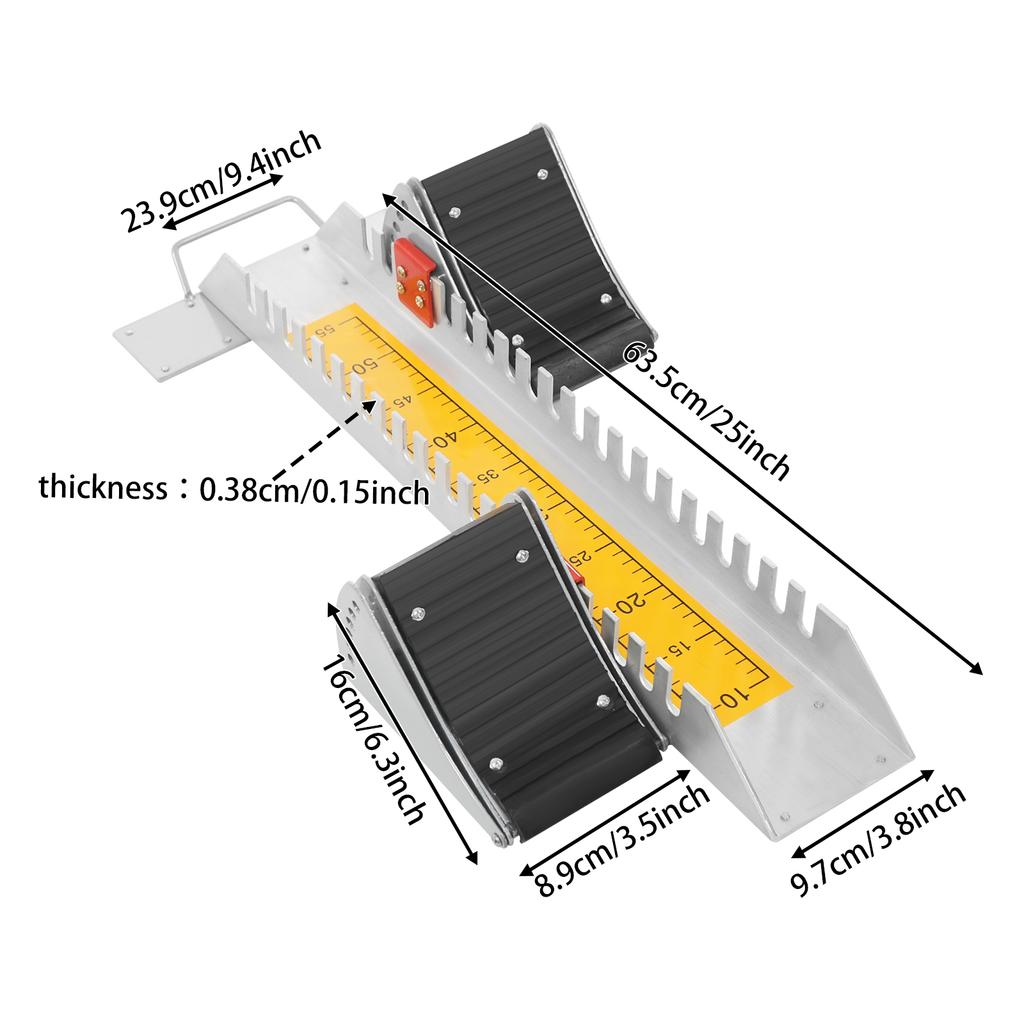 Professional Adjustable Track Starting Blocks - 6 Angle Anti-Slip Pedals, Aluminum Alloy for Sprint Training