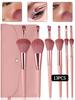 13pcs Facial Makeup Brush Set Comes with a Portable Envelope, Makeup Brush Storage Bag, Blush, Foundation and Eyeliner Brushes