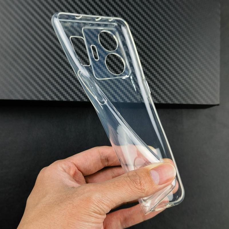 Für Realme GT Neo 5 Neo5 6,74" Slim Crystal Clear Transparent Soft TPU Back Case Schutz Haut Kamera Schutzabdeckung