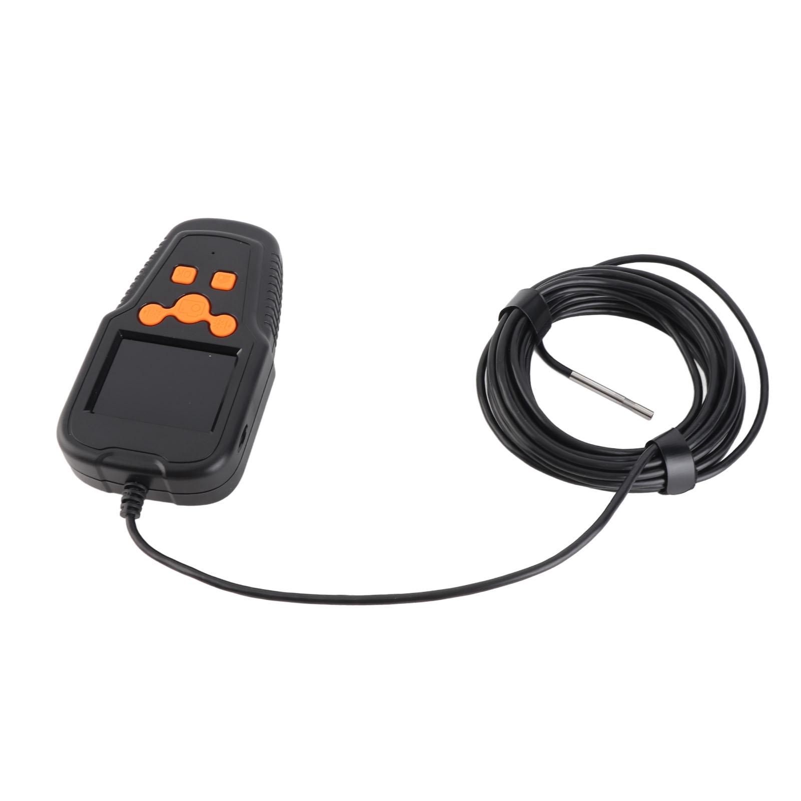 

Промышленный бороскоп 2,4-дюймовый экран IP67 водонепроницаемый 3,9-мм объектив 1080P высокое разрешение камера для инспекции трубопроводов