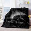 Gothic Illustrations Customize Your Name Blanket Cozy Personalized Blanket Soft Warm Cozy Perfect for Chair Office Chair Bed Home Decor All-Season Use