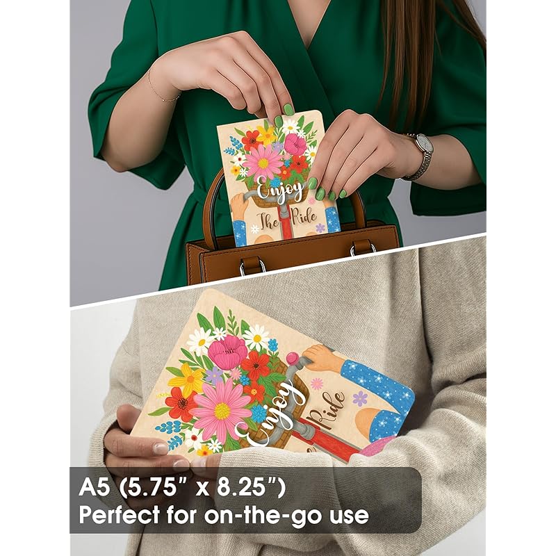 

Doodle A5 Undated Planner Notebook 160 Pages (12-Month Planner + Notes), Soft Cover Journal With 80 Gsm Paper Motivati A5