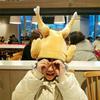 Thanksgiving with Lights Drumstick Hat Christmas Chef Turkey Hat Scene Photo Atmosphere Decorative Props