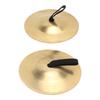 2Pcs Finger Cymbals Pure Copper Wear Resistant Easy Grip Finger   for Dance Party Holiday