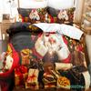 3D Christmas Quilt Cover Bedding Set Duvet Comforter Pillow Case Bed Linens Twin Queen King Double Full Single 3PCS 2PCS Bedroom