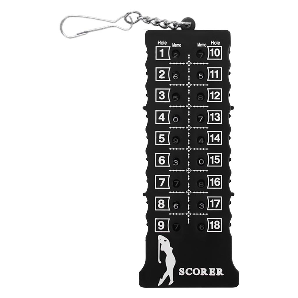Portable Golf Score Counter Scoreboard Training Practice Competition Accessory Gifts for Golf Lovers Friends