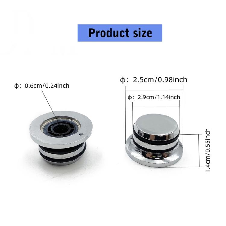 Guitar Knobs Bass Control Knobs Zinc Alloy Texture for Easy Replacement and Volumes Adjustment In Electric Instruments