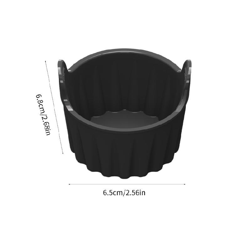 Pack of 2 Silicone Ramekins Air Fryers Kitchen Tool Eggs Cooker Poachers